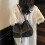 Retro Jeans Bag Women Extra Pockets Comfortable Double-Blue 5