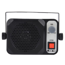 Mini External Car Speaker for Two Way Radio, 1.5W, Black, 1083cm