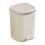 User Friendly Foot Pedal Garbage Can, Solid and-cream color 1