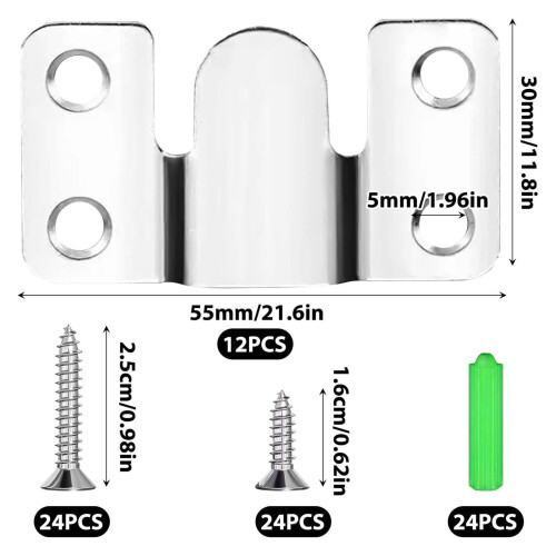 Picture Frame Hangers Metal Wall Hook Brackets for Mirrored 2