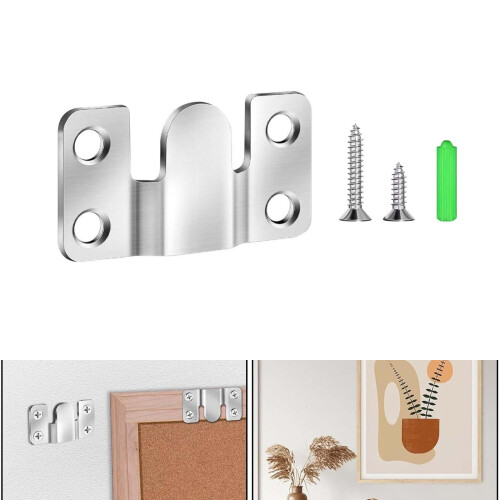 Picture Frame Hangers Metal Wall Hook Brackets for Mirrored 1