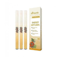 (3PCS) z 1-5X Portable Herbal Diffuser Pen Lung Cleanse &amp; Energy Boost Air Freshener Herbal Refreshing Bar Clear Breathing Yellow