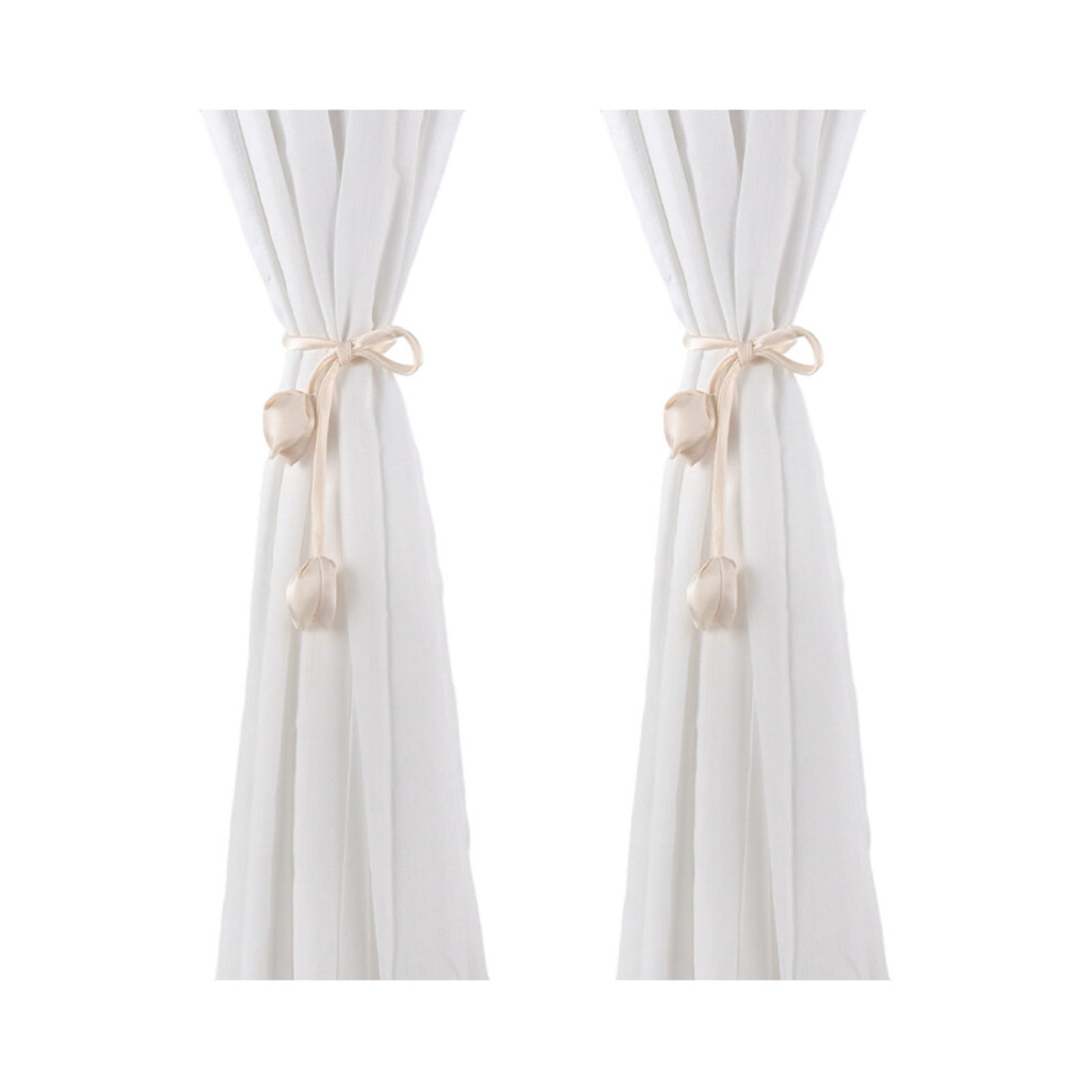 Polyester Flower Curtain Ties Durable Polyester-1 apricot-image-OPC-PN57TSW-NEW