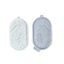 Christmas Ornament Resin Molds Silicone,Pendant Mold for-X1177