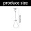 Stainless Steel Adjustable Shower Rod Support Systems Ceiling 3