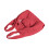 Modern Heart Print Foldable Grocery Bag Waterproof Nylon-Red 1