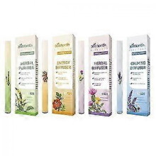 (Purple) Portable Herbal Diffuser Pen Lung Cleanse Energy Boost Air Freshener Herbal Refreshing Bar Clear Breathing Portable