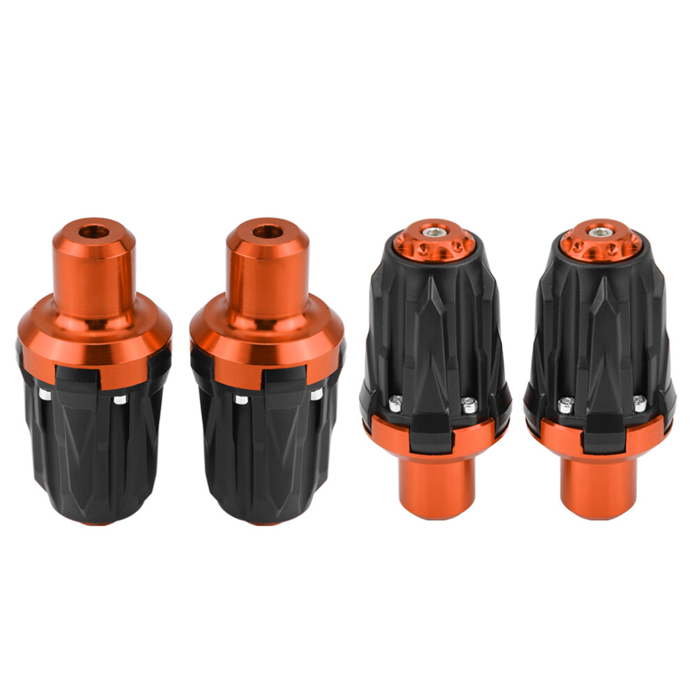 Motorcycle Exhaust Frame Sliders 10Mm Crash Protector Falling Safety Pad Orange 8451362755985