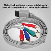 High Def AV Adapter Component Video Cable Wire for Wii U Console