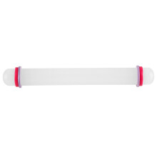 9in Non Stick Plastic Rolling Pin with Ring for Cake Decor & Cookie Dough