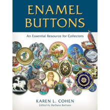 Enamel Buttons by Karen L. Cohen Hardcover Book