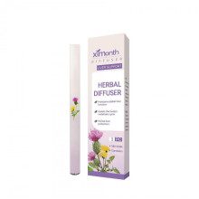 (Purple) Herbal Diffuser Pen (Portable) – Lung Cleanse & Energy Boost, Clear Breathing Herbal Refreshing Air Freshener