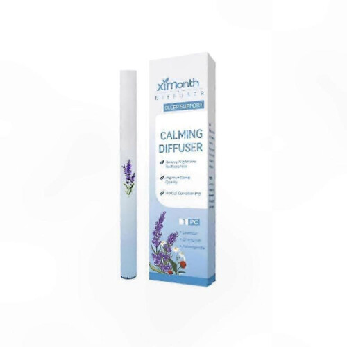 (Blue) Herbal Aromatherapy Diffuser with Mullein Thyme and Mint for Air Freshening and Respiratory Support