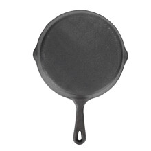 Pre-Seasoned Cast Iron Skillet, Heavy Duty Construction For Commercial Grade Use, Non-Stick Surface, Even Heat Spread Ideal For Sear, Saute, Fry, Broi