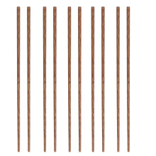 Hashis longos para cozinhar, utensílios de mesa ecológicos para refeições saudáveis, fáceis de limpar e guardar, hashis de madeira natural