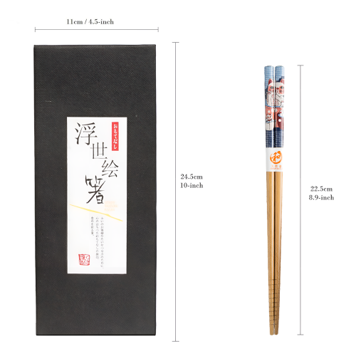 Σετ επαναχρησιμοποιούμενων ξυλάκια chopsticks με αντιολισθητικά υλικά, ξύλινα