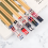Σετ επαναχρησιμοποιούμενων ξυλάκια chopsticks με αντιολισθητικά υλικά, ξύλινα 3