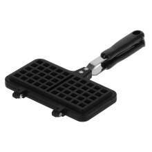 Gourmet Waffle Artist, alumíniumötvözetből készült konstrukció, fluorgyanta bevonat a páratlan tapadásmentes felületért, gáztűzhellyel