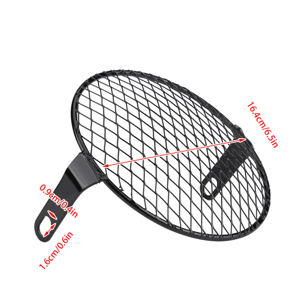 Retro 6.5In Side Mount Motorcycle Headlight Grill Cover For Custom Bikes 3531362756023