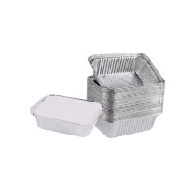 Teglie da forno multiuso, teglie per alimenti resistenti in alluminio argentato per cuocere, grigliare, arrostire, congelare, confezione da 50, 12,5