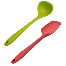 Set de spatule esențiale din silicon pentru bucătar, instrumente de amestecare antiaderente pentru copt și gătit, cu miez din oțel inoxidabil de