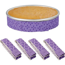 Bake Even Strip: The Cake Leveler That Produces Moist Level Cakes, Super Absorbent Thick Cotton Strips For Clean Edges And Consistent Results