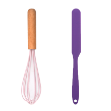 Schneebesen-Mixer, antihaftbeschichtet, biege-, bruch- und rostfrei, komfortabler Griff, multifunktionales Design, Küchenbesen zum Kochen, Ba