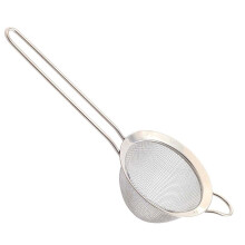 304 ruostumattomasta teräksestä valmistettu hienoverkkoinen siivilä, kvinoasiivilä, hopea, 8,25" x 3" x 1,5", täydellinen ammatti- ja