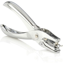 Metall-Kreislocher, 6,35 mm Präzision, ergonomisches Design für komfortablen Griff, robust und langlebig, praktischer Papierauffangbehälter,