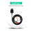 1.8M ABS AV Cable for Xbox 360 Slim, Durable, Compact & Flexible 3