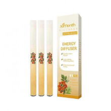 (3PCS) 1-5X Portable Herbal Diffuser Pen Lung Cleanse & Energy Boost Air Freshener Herbal Refreshing Bar Clear Breathing Yellow
