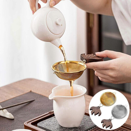 (Silver) Tea Maker Tea Leak Related Teapot Tea Set Filter Tea Tool Leaf Filter Diffuser Tea Set Stainless Steel Material 2 Colors  Silver 1