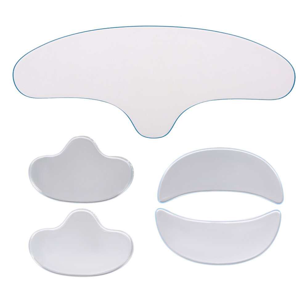 Reusable Medical-Grade Silicone Anti-Wrinkle Facial Pad Set for Eyes & Forehead