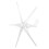 Windmühlengenerator 5-Blatt-Kleinwindturbinen-Kit 6