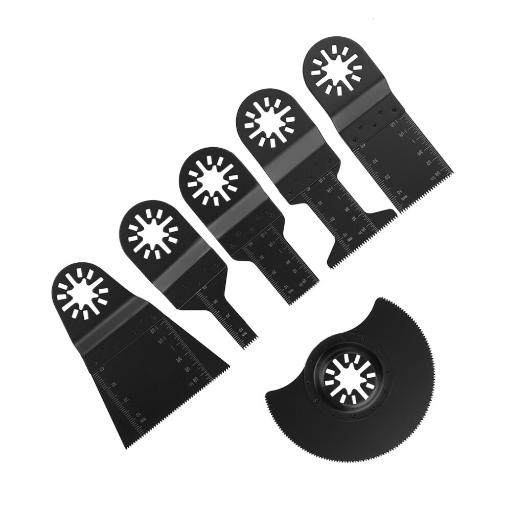 6Pcs High Carbon Steel Oscillating Saw Blades For Multitools - Durable 4671362759507