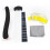 Violin Practice Aid Set: 4/4 Shoulder Rest Mute Strings Fretboard Decal 3