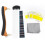 Violin Practice Aid Set: 4/4 Shoulder Rest Mute Strings Fretboard Decal 2