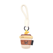 Schattig paar tas charme cartoon frietjes ontwerp-koffie