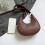 Schlanke, moderne PU-Tasche, platzsparendes Design-Kaffeefarbe 6