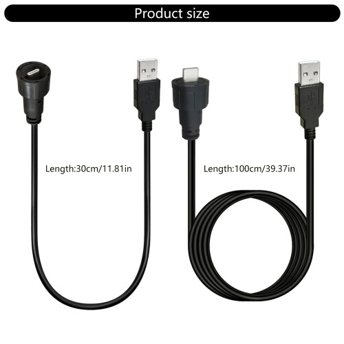 Fast Speed USB C Male To USB2.0/USB3.0 Male Cable-30CM USB2 CC 1