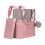 Praktische Wickeltasche aus Polyester, ergonomisches-Rosa 1