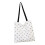 Practical Floral Embroidered Messengers Bag-White Polka dots 1