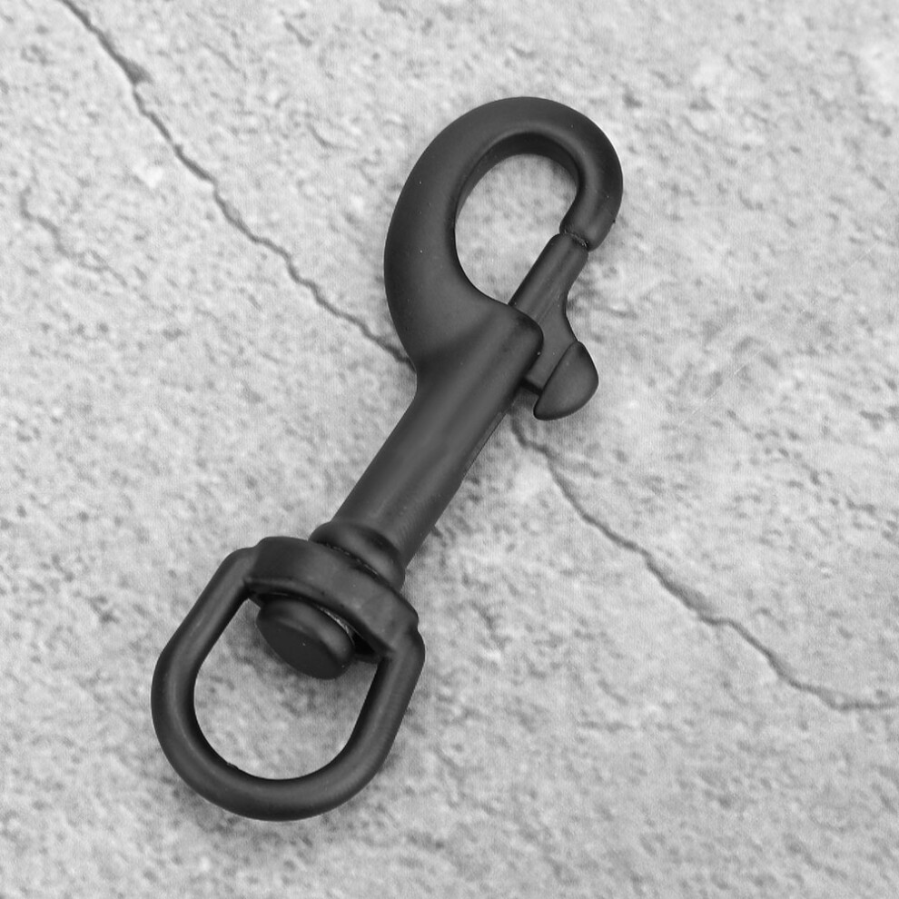 Stainless Steel 316 Snap Hook 75Mm Black For Scuba Equipment 7891362760144