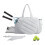 Athletic Unisex Carryall With Dedicated Ball Storage-Light Grey 5
