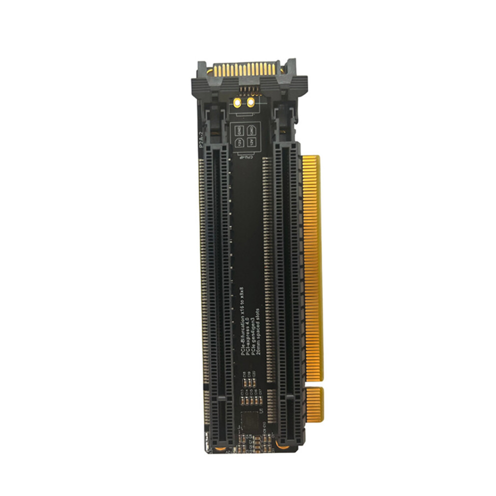 Pcie4.0 X16 1 To 2 Expansion Card Gen3\Gen4 Split Card-P2a Sata 7751000398507