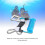 Keep  Diving Blue Anti-Lost Coil Lanyard Safety Tool with Quick Release 5