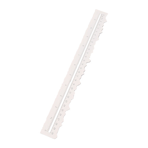 Deckle Edge Ruler Irregular Edged Ruler For Scrapbooking Card