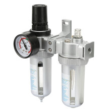 Luftdruckkompressor-Regler Filter Ölschmierung Wasserregler mit Anzeige 1/2"