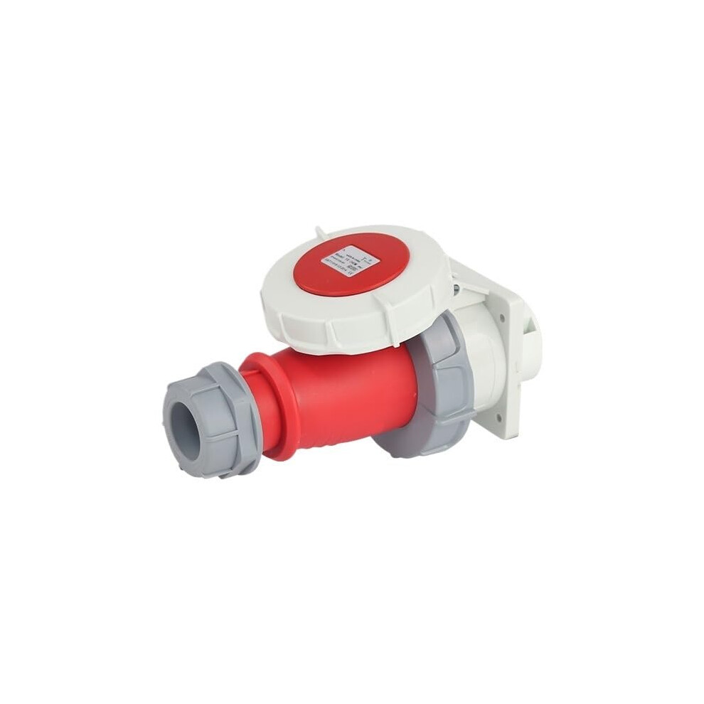 Ip67 Waterproof Aviation Plug Connector 4Core 32A 3Phase Explosionproof Industrial Socket 220V Concealed Install Set 9105992193233