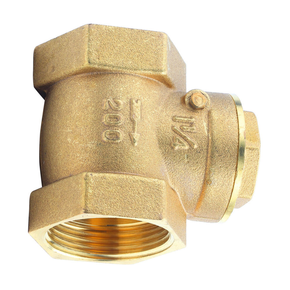 Non-Return Brass Check Valve Dn32 Female Thread 232 Psi Water Flow Control 4971362761402